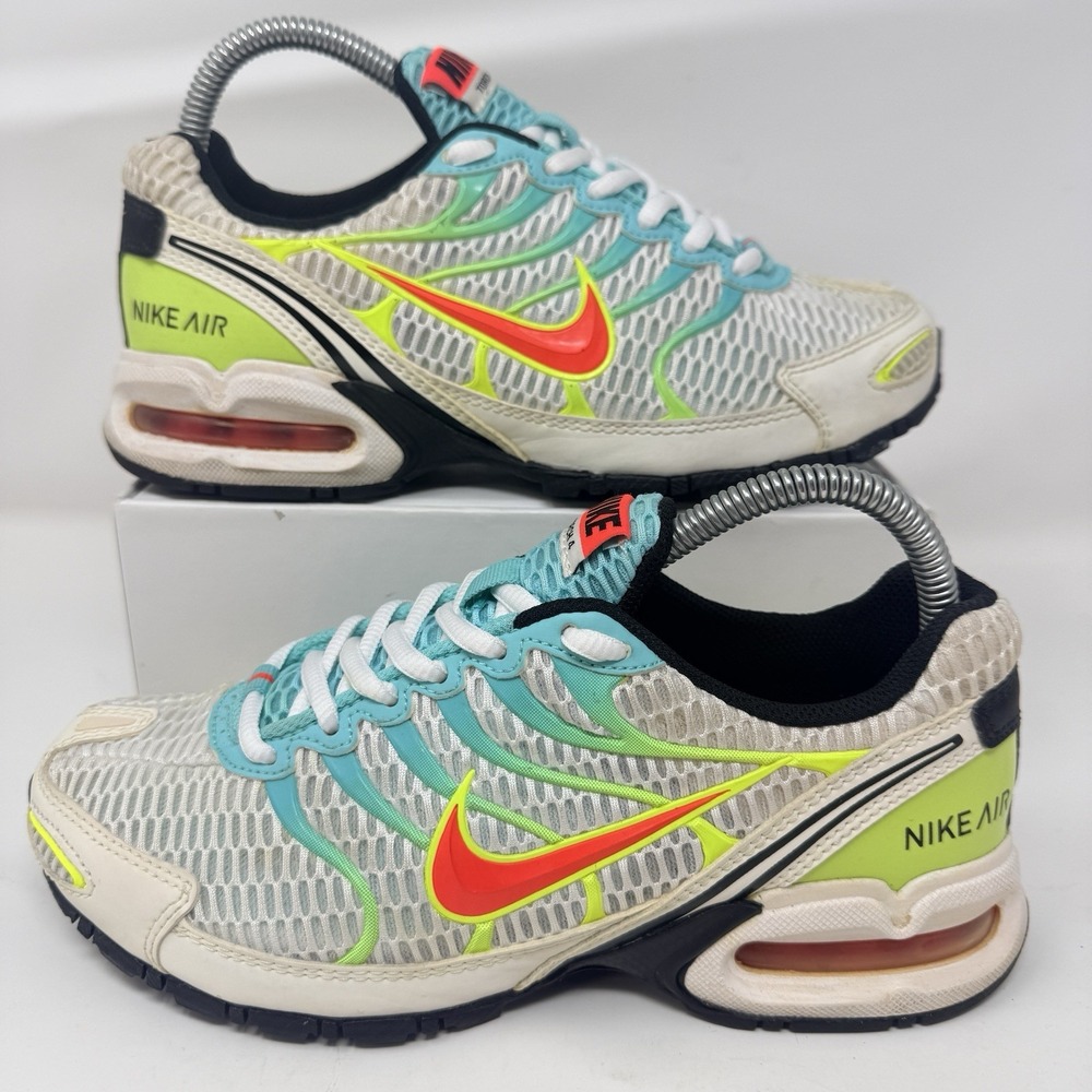 Nike Air Torch 4 Women 7 White Volt Turquoise CW5607-100 Running Training Shoes